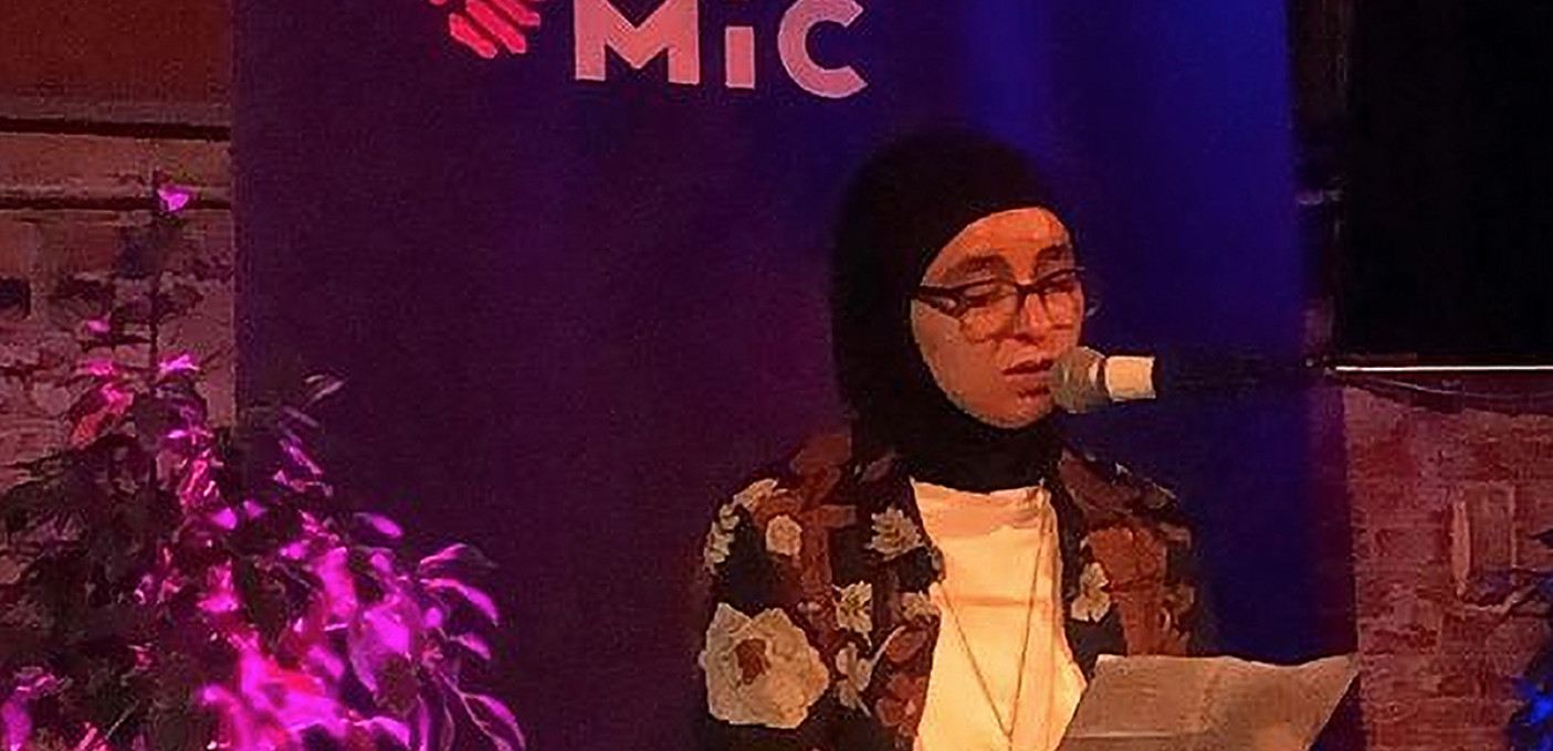 Slam poetry met Sakina