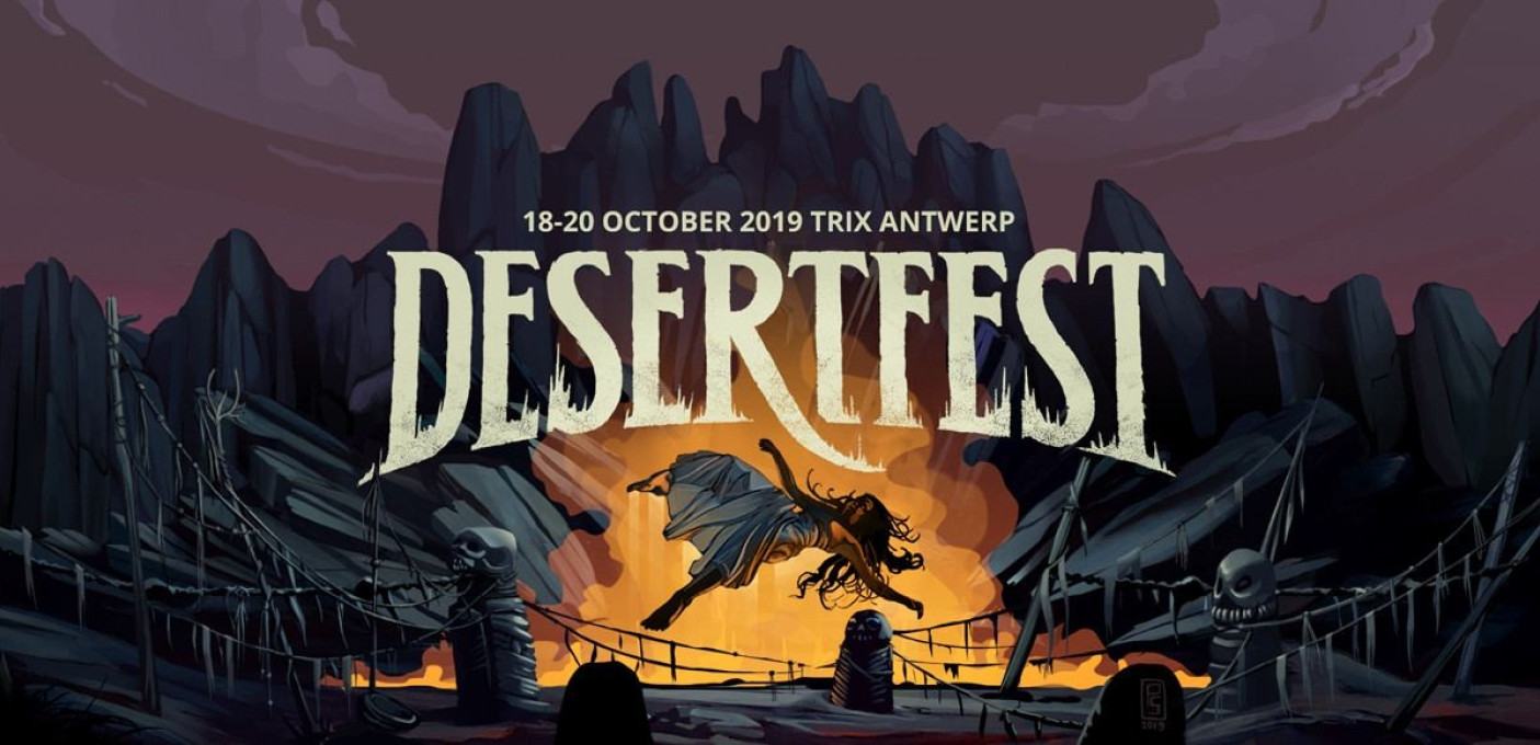 DESERTFEST 2019 - DAY 1: [-]BLACK MOON CIRCLE - GORE - MONOMYTH - NEBULA - SUNNATA - SWAN VALLEY HEIGHTS - TEMPLE FANG - TRUCKFIGHTERS - YATRA - ZEAL & ARDOR[-]