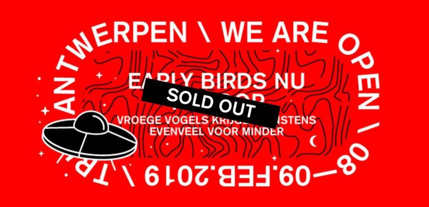 WAO19: Early Birds sold out