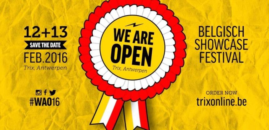 We Are Open 2016 - Het uurschema!